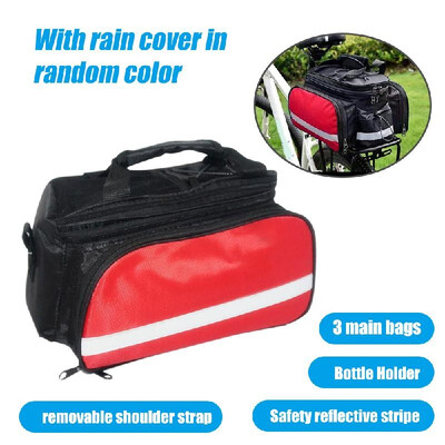 Bicycle Bike Rear Seat Bag Waterproof Bike Pannier Rack Pack Shoulder Cycling Carrier
Bicycle Bike Rear Seat Bag Waterproof Bike Pannier Rack Pack Shoulder Cycling Carrier