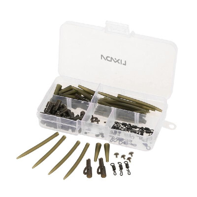 Lixada 100pcs Terminal Carp Fishing Tackle Safety Lead Clips with Pins Tail Rubber Tubes Anti Tangle Sleeves Quick Change
Lixada 100pcs Terminal Carp Fishing Tackle Safety Lead Clips with Pins Tail Rubber Tubes Anti Tangle Sleeves Quick Change
