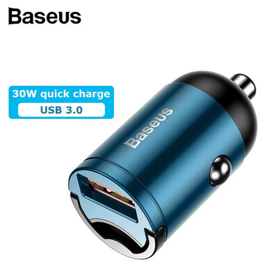 Baseus Mini 30W Quick Charge Car Charger with USB30 or Type-C Port 12V24V PD 30 aviation alloy car charger
Baseus Mini 30W Quick Charge Car Charger with USB30 or Type-C Port 12V24V PD 30 aviation alloy car charger