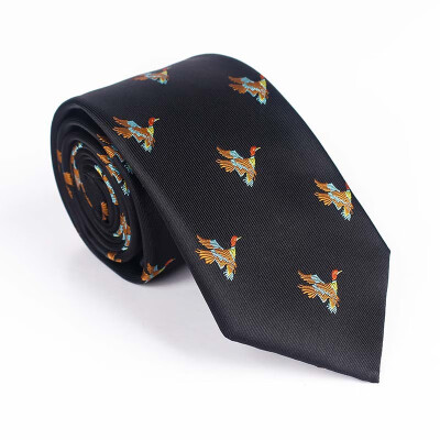 Spot stable supply polyester bird pattern pattern one-way cutting tie mens formal business personality tie
Spot stable supply polyester bird pattern pattern one-way cutting tie mens formal business personality tie