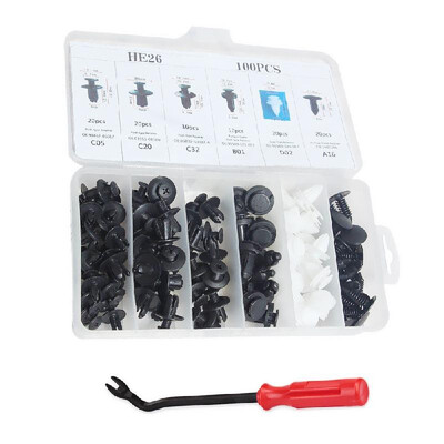 100Pcs Assorted Car Body Plastic Push Retainer Pin Rivet Fasteners Trim Moulding Clip Automotive Furniture Assembly Expansion Scre
100Pcs Assorted Car Body Plastic Push Retainer Pin Rivet Fasteners Trim Moulding Clip Automotive Furniture Assembly Expansion Scre