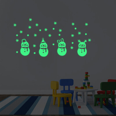 Tailored Christmas Glow Snowman Wall Stickers Living Room Luminous Stickers Window Decor
Tailored Christmas Glow Snowman Wall Stickers Living Room Luminous Stickers Window Decor