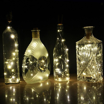Wine Bottle Cork Lights Sliver Wire String Lights Romantic for Wedding Festival Party Decor
Wine Bottle Cork Lights Sliver Wire String Lights Romantic for Wedding Festival Party Decor