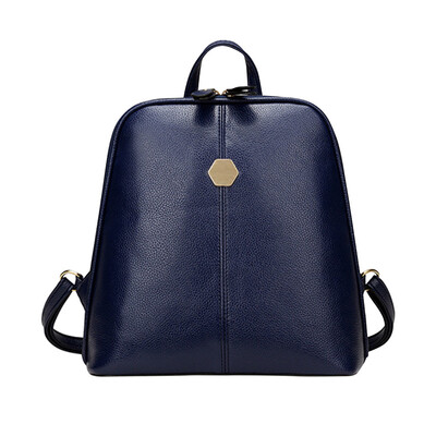 Tailored College wind shoulder bag soft leather fashion wild rivets ladies backpack BK
Tailored College wind shoulder bag soft leather fashion wild rivets ladies backpack BK