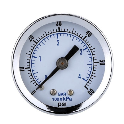 18" BSPT Air Compressor Hydraulic Pressure Gauge 0-60 PSI Back Mount 40mm Dial Plate
18" BSPT Air Compressor Hydraulic Pressure Gauge 0-60 PSI Back Mount 40mm Dial Plate