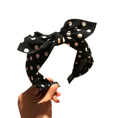 Kawaii Ladies Vintage Wide Hair Hairband Cute Party Headwear Womens Polka Dot Bowtie Headband
Kawaii Ladies Vintage Wide Hair Hairband Cute Party Headwear Womens Polka Dot Bowtie Headband