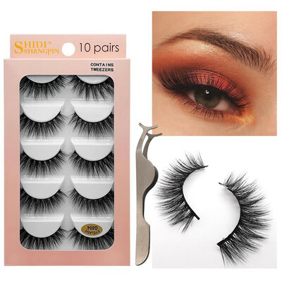 10 Pair Of False Eyelashes Tweezers set Natural Slender Curling Fake Eye Lashes Mink Hair Eye Lashes
10 Pair Of False Eyelashes Tweezers set Natural Slender Curling Fake Eye Lashes Mink Hair Eye Lashes