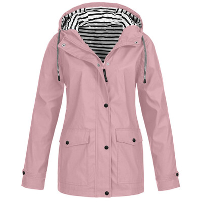Toponeto Women Solid Rain Outdoor Plus Waterproof Hooded Raincoat Windproof Jacket Coat
Toponeto Women Solid Rain Outdoor Plus Waterproof Hooded Raincoat Windproof Jacket Coat