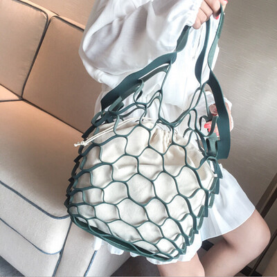 Tailored Women Hollow Handed Netbath Bucket Bag Casual Tote Bag Big Shoulder Bags BK
Tailored Women Hollow Handed Netbath Bucket Bag Casual Tote Bag Big Shoulder Bags BK