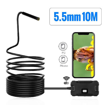 Wireless Endoscope Camera HD1080p WiFi Borescope Inspection Camera Waterproof IP67 Flexible Snake Camera Y13 55mm for Iphone Andr
Wireless Endoscope Camera HD1080p WiFi Borescope Inspection Camera Waterproof IP67 Flexible Snake Camera Y13 55mm for Iphone Andr