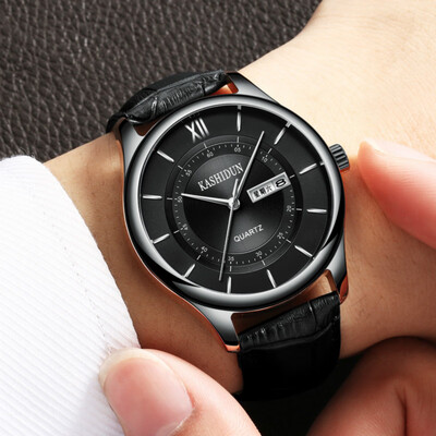 Authentic Caseton fashion business double calendar belt quartz watch fine steel mens watch waterproof student watches men
Authentic Caseton fashion business double calendar belt quartz watch fine steel mens watch waterproof student watches men