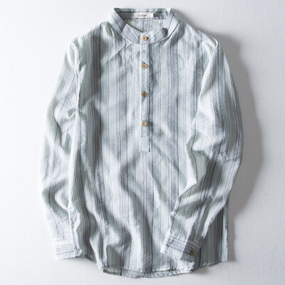 Toponeto Mens Casual Ethnic Style Cotton Linen Stripe Long Sleeve Shirt Blouse Tops
Toponeto Mens Casual Ethnic Style Cotton Linen Stripe Long Sleeve Shirt Blouse Tops