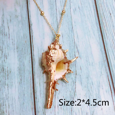 Fashion 1PC Conch Cowrie Shell Pendant Choker Necklace for Women Gold Color Chain Choker Necklace Beach Coin Long Collier
Fashion 1PC Conch Cowrie Shell Pendant Choker Necklace for Women Gold Color Chain Choker Necklace Beach Coin Long Collier