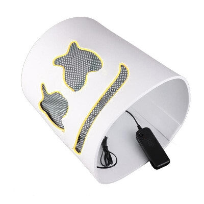 EVA Marshmello Wire LED Helmet Mask Cosplay Prop Mask Full Face Cosplay Props Party Bar Masks