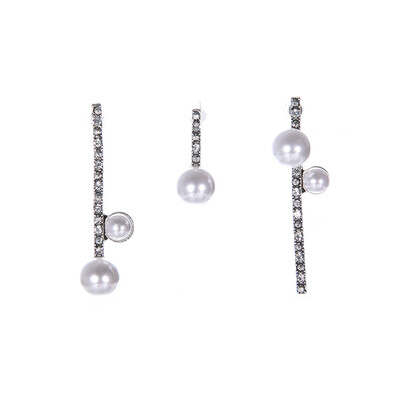 3 Pcs\set Korean Jewelry Silver Pearl Diamond Earrings Long Woman Luxurious Paragraph Fashion Earrings Gift
3 Pcs\set Korean Jewelry Silver Pearl Diamond Earrings Long Woman Luxurious Paragraph Fashion Earrings Gift
