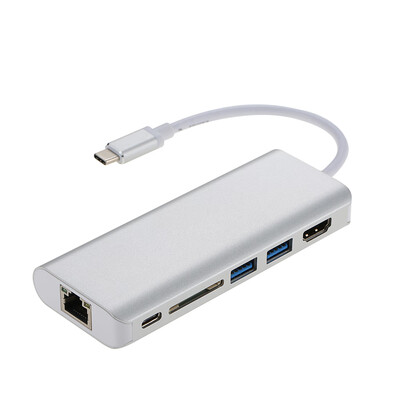 Type-C HUB USB 31 To HD 4K Multiport Adapter Type-C Hub Input With Fast Charging Port
Type-C HUB USB 31 To HD 4K Multiport Adapter Type-C Hub Input With Fast Charging Port