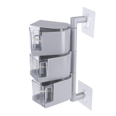 360 Degree Rotated Seasoning Kitchen Pepper Sugar Jar Spice Rack Food Box StorageWall design Space Saving
360 Degree Rotated Seasoning Kitchen Pepper Sugar Jar Spice Rack Food Box StorageWall design Space Saving