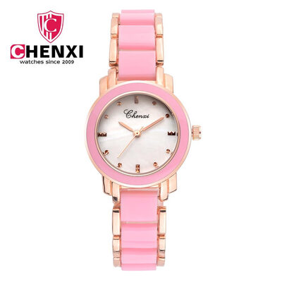 Chenxiwatch30 womens watch brand watch shell face fashion watch ceramic quartz watch
Chenxiwatch30 womens watch brand watch shell face fashion watch ceramic quartz watch