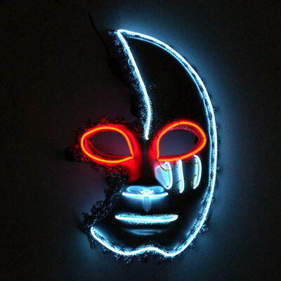 Half Face Glowing Mask Crescent Shape Halloween Funny Screaming Ball Mask for Halloween Party Cosplay Costume Props Tools
Half Face Glowing Mask Crescent Shape Halloween Funny Screaming Ball Mask for Halloween Party Cosplay Costume Props Tools