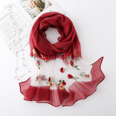New solid color small floral simulation silk scarf female hollow temperament scarf four seasons travel floral shawl
New solid color small floral simulation silk scarf female hollow temperament scarf four seasons travel floral shawl