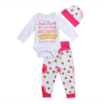 Newborn Infant Toddler Kid Baby Girl Clothes Casual Long Sleeve Romper Pants Outfits Clothes Set 0-24M
Newborn Infant Toddler Kid Baby Girl Clothes Casual Long Sleeve Romper Pants Outfits Clothes Set 0-24M