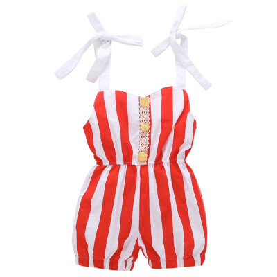 Cute Toddler Baby Girls Summer Stripe Printed Bodysuit Jumpsuit Outfits Clothes Comfortable For Dressing
Cute Toddler Baby Girls Summer Stripe Printed Bodysuit Jumpsuit Outfits Clothes Comfortable For Dressing