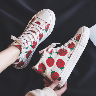 Strawberry plate shoes retro-style Hong Kong-style little white-white shoes new style new style Korean-style students high-he
Strawberry plate shoes retro-style Hong Kong-style little white-white shoes new style new style Korean-style students high-he