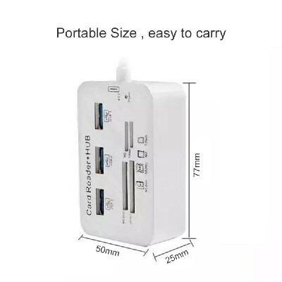 USB Hub 30 Type C Hub USB 30 Splitter 3 Ports Multiple SDTF Speed Card Reader Multi-In-1 Memory Card Reader Adapter For PC Lapt
USB Hub 30 Type C Hub USB 30 Splitter 3 Ports Multiple SDTF Speed Card Reader Multi-In-1 Memory Card Reader Adapter For PC Lapt