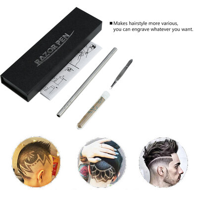 Greensen Stainless Steel Engraving Pen Beard Eyebrow Outlining Barber Hair Styling Razor Pen
Greensen Stainless Steel Engraving Pen Beard Eyebrow Outlining Barber Hair Styling Razor Pen