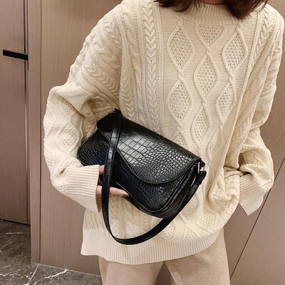 Women Handbag PU Leather Solid Color Crocodile Pattern Flap Formal Business Elegant OL Tote Bag
Women Handbag PU Leather Solid Color Crocodile Pattern Flap Formal Business Elegant OL Tote Bag
