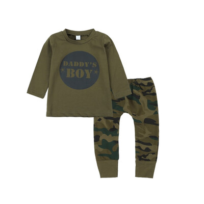 Spring Autumn Casual Baby Camouflage Long Sleeve Top And Trousers Kids Two-piece Outfit Set
Spring Autumn Casual Baby Camouflage Long Sleeve Top And Trousers Kids Two-piece Outfit Set