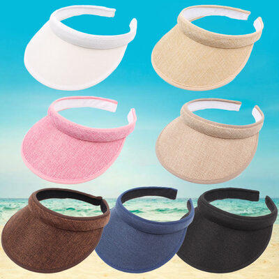 Kids Summer Sun Visors Cap Empty Top Broad Wide Brim Topless Headband Children Hat Headwear
Kids Summer Sun Visors Cap Empty Top Broad Wide Brim Topless Headband Children Hat Headwear