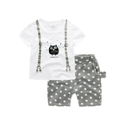 Summer Kids Boys Owl Pattern Clothes Sets Baby Casual High Qulity Short T shirt Pants Toddler Boy Clothing Casual Kids Outfits
Summer Kids Boys Owl Pattern Clothes Sets Baby Casual High Qulity Short T shirt Pants Toddler Boy Clothing Casual Kids Outfits