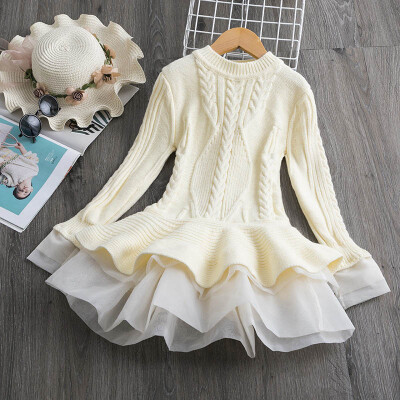 Kids Party Ball Gown Clothing Winter Fall Long Sleeve Girls Dress Cute Christmas Princess Dresses Toddler Girls Knitted Dresses
Kids Party Ball Gown Clothing Winter Fall Long Sleeve Girls Dress Cute Christmas Princess Dresses Toddler Girls Knitted Dresses