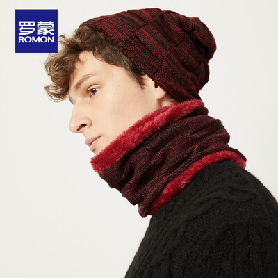 ROMON ROMON autumn&winter hat mens trend wild warm neck set wool hat plus velvet knit hat windproof cap combination wine red
ROMON ROMON autumn&winter hat mens trend wild warm neck set wool hat plus velvet knit hat windproof cap combination wine red