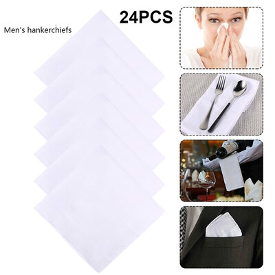 21224PCS Men Women Cotton Pocket Square Solid Color Towel Handkerchiefs Hanky Hankies Towel
21224PCS Men Women Cotton Pocket Square Solid Color Towel Handkerchiefs Hanky Hankies Towel
