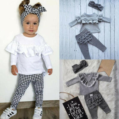 Toddler Kids Baby Girl Ruffle Plaid Tops Long Pants Leggings 3Pcs Outfits Set
Toddler Kids Baby Girl Ruffle Plaid Tops Long Pants Leggings 3Pcs Outfits Set