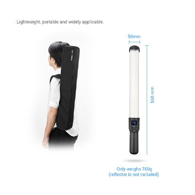 Godox LC500 Handheld LED Ice Light Video Photography Light Stick Bi-color Temperature Adjustable Brightness Built-in Rechargable B
Godox LC500 Handheld LED Ice Light Video Photography Light Stick Bi-color Temperature Adjustable Brightness Built-in Rechargable B