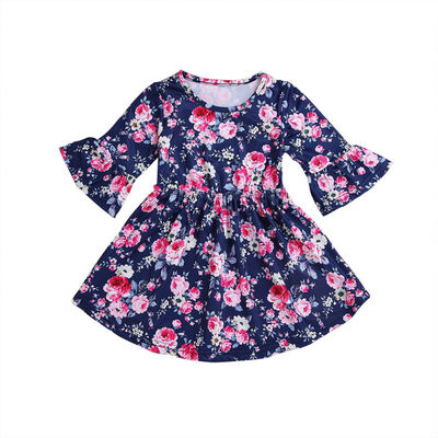 Autumn Casual Baby Girls Long Flare Sleeve Floral Print Dress Kids Princess Party Pageant Dresses for Kids 2-6T Clothes Blue
Autumn Casual Baby Girls Long Flare Sleeve Floral Print Dress Kids Princess Party Pageant Dresses for Kids 2-6T Clothes Blue