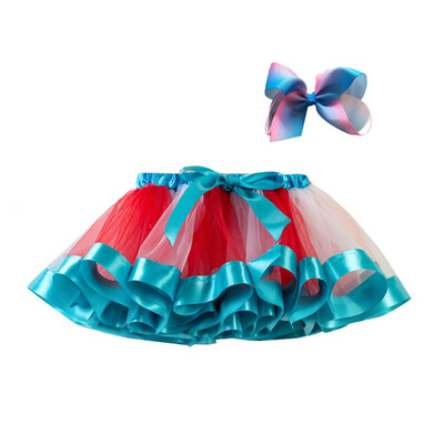 Girls Summer Mesh Rainbow Color Matching High Waist Skirt Short Pleated Sweet SkirtHairband
Girls Summer Mesh Rainbow Color Matching High Waist Skirt Short Pleated Sweet SkirtHairband