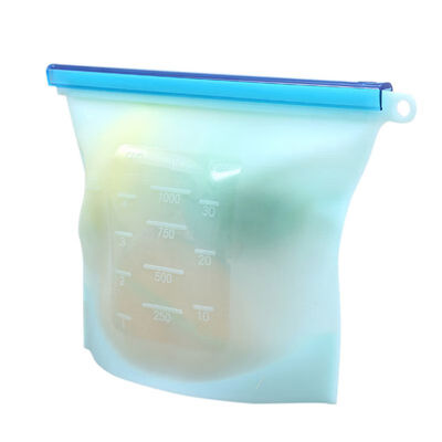 Household Silicone Seal Food Storage Bag Reusable Freshkeeping Pouch Airtight Seal Food Preservation Bag For Kitchen 1000ML
Household Silicone Seal Food Storage Bag Reusable Freshkeeping Pouch Airtight Seal Food Preservation Bag For Kitchen 1000ML