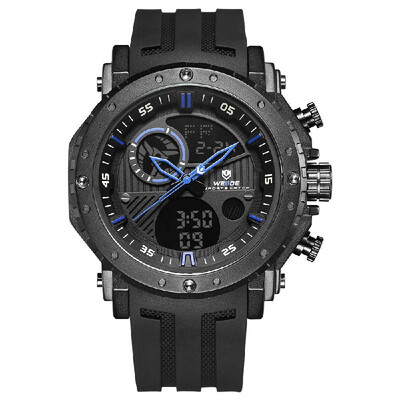 WEIDE WH6903 Dual Display Two Movement Quartz Digital Men Watch 3ATM Waterproof Sport Week Month Calendar Auto Date On Time Alarm
WEIDE WH6903 Dual Display Two Movement Quartz Digital Men Watch 3ATM Waterproof Sport Week Month Calendar Auto Date On Time Alarm
