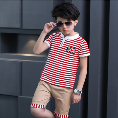 Summer Kids Boys Short Sleeve Striped Print Tops Blouse ShirtsShorts Children Casual Outfits Sets
Summer Kids Boys Short Sleeve Striped Print Tops Blouse ShirtsShorts Children Casual Outfits Sets
