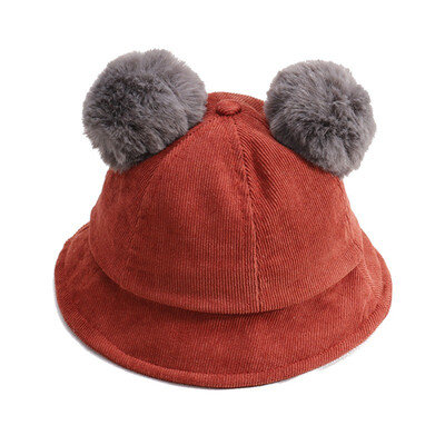 Baby Hat Girl Baby Hat 2018 Autumn Winter Cute Double Pompon Children Winter Warm Corduroy Solid Color Basin Cap
Baby Hat Girl Baby Hat 2018 Autumn Winter Cute Double Pompon Children Winter Warm Corduroy Solid Color Basin Cap