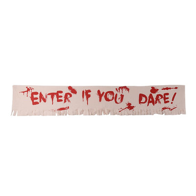 Bloody Gauze BannerHanging Skull Decoration Creepy Cloth Haunted House Horror Decoration Halloween Theme Party Supplies
Bloody Gauze BannerHanging Skull Decoration Creepy Cloth Haunted House Horror Decoration Halloween Theme Party Supplies