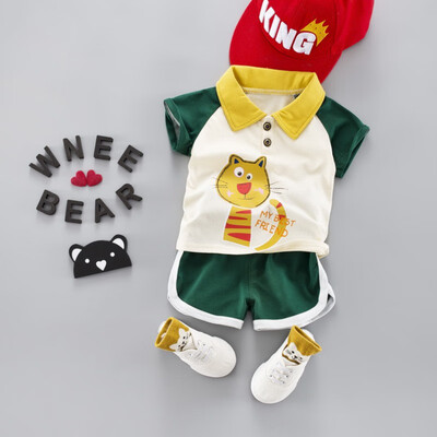 2PcsSet Summer Children Baby Boys Girls Casual Short Sleeve Cotton Cartoon Print T-shirt TopsShorts Suits Costume Set
2PcsSet Summer Children Baby Boys Girls Casual Short Sleeve Cotton Cartoon Print T-shirt TopsShorts Suits Costume Set