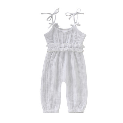Summer Baby Girls Cotton And Linen Solid Sleeveless Suspenders Pants Overalls Trousers
Summer Baby Girls Cotton And Linen Solid Sleeveless Suspenders Pants Overalls Trousers