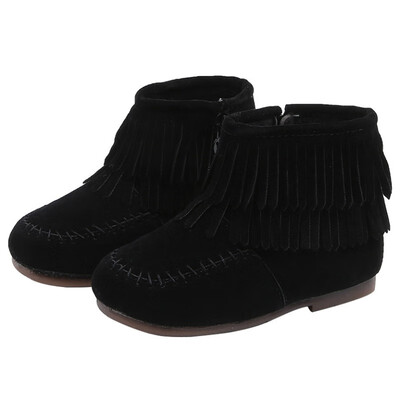 Autumn Winter Hot Sale Korean Baby Girls Tassels Martin Boots Solid Color CashmereRubber Childrens Shoes For 0-6 Years Kids
Autumn Winter Hot Sale Korean Baby Girls Tassels Martin Boots Solid Color CashmereRubber Childrens Shoes For 0-6 Years Kids