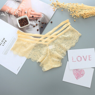 Sexy Womens Panties Hollow Out Rose Jacquard Large Size Briefs Cross Straps Solid Color Lace Briefs Underwear
Sexy Womens Panties Hollow Out Rose Jacquard Large Size Briefs Cross Straps Solid Color Lace Briefs Underwear