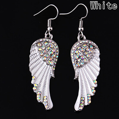 Crystal Wings Earrings Necklace Angel Wings Cross Pendant Necklace Wings Dangle Ear Studs
Crystal Wings Earrings Necklace Angel Wings Cross Pendant Necklace Wings Dangle Ear Studs